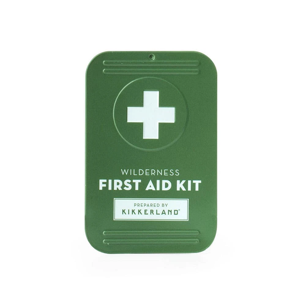 Kikkerland Tin Wilderness First Aid Kit