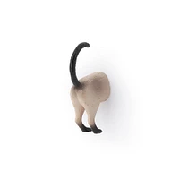 Kikkerland Funky 'Cat Butt' Magnet - Set of 6 (Multi Colour)