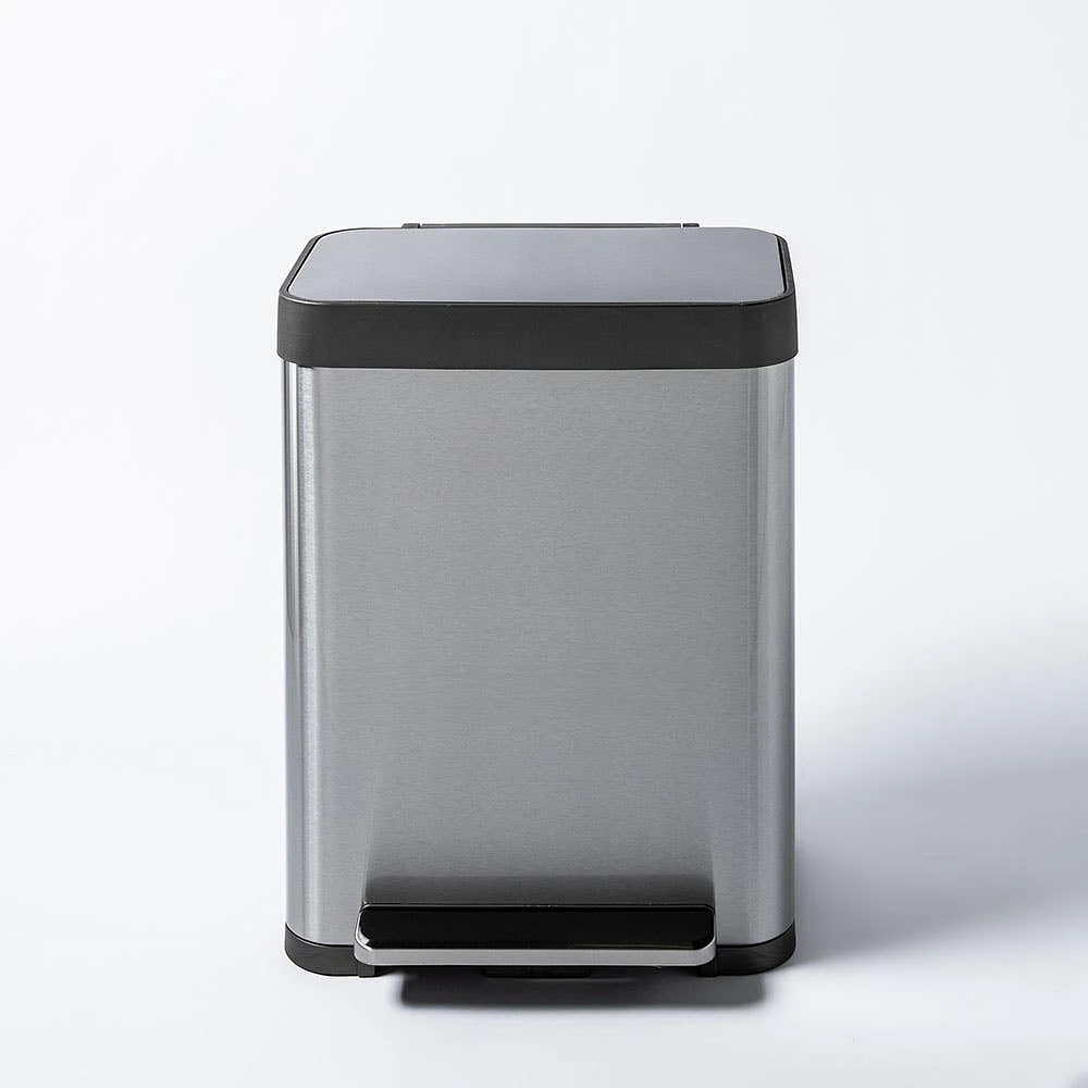 KSP Nexus 'Fingerprint-Proof' Soft-Close Garbage Can 50L