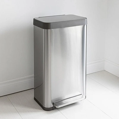 KSP Nexus 'Fingerprint-Proof' Soft-Close Garbage Can 70L