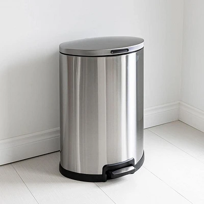 KSP Vertex 'Fingerprint-Proof' Soft-Close Garbage Can (45L)