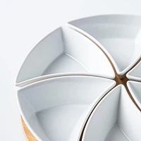 KSP Fixings Serving Set -  S/7 - 31cm Dia. (White)