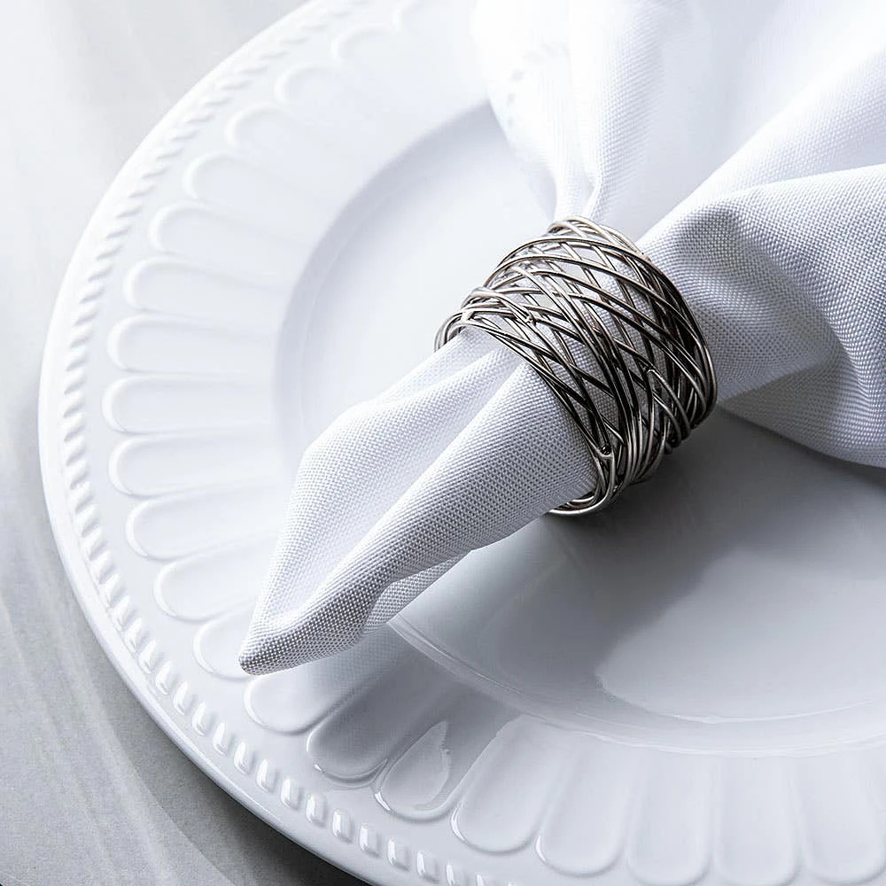 KSP Gather & Dine 'Nest' Napkin Ring (Nickel)