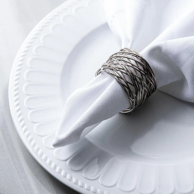 KSP Gather & Dine 'Nest' Napkin Ring (Nickel)