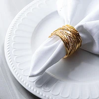 KSP Gather & Dine 'Nest' Napkin Ring (Gold)