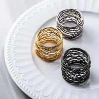 KSP Gather & Dine 'Nest' Napkin Ring (Gold)