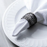 KSP Gather & Dine 'Nest' Napkin Ring (Black)