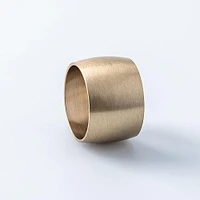 KSP Gather & Dine 'Round' Napkin Ring (Matte Brass)