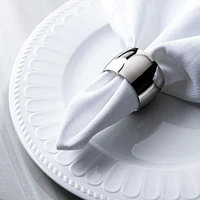 KSP Gather & Dine 'Round' Napkin Ring (Shiny Nickel)