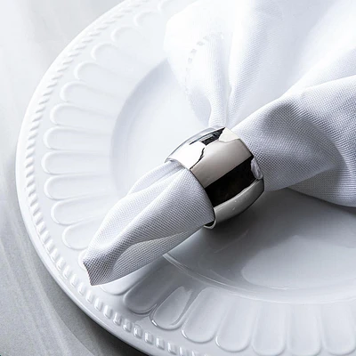 KSP Gather & Dine 'Lanes' Napkin Ring (Nickel)