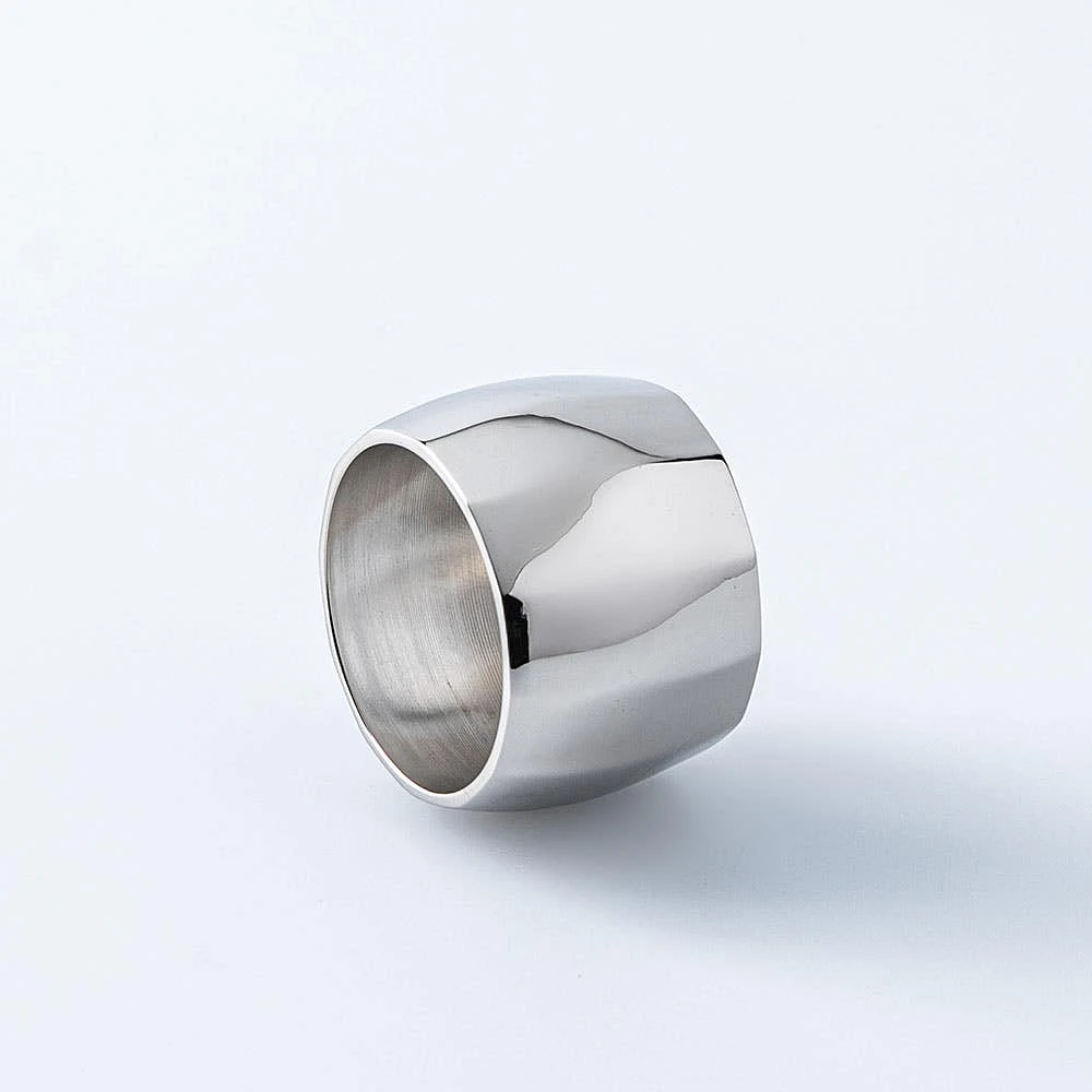 KSP Gather & Dine 'Lanes' Napkin Ring (Nickel)