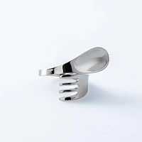 KSP Gather & Dine 'Spoon & Fork' Napkin Ring (Nickel)