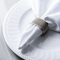 KSP Gather & Dine 'Woven' Napkin Ring (Nickel)