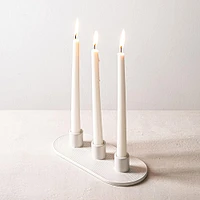 KSP Radiant '3-Lite' Ceramic Taper Candle Holder