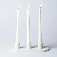 KSP Radiant '3-Lite' Ceramic Taper Candle Holder