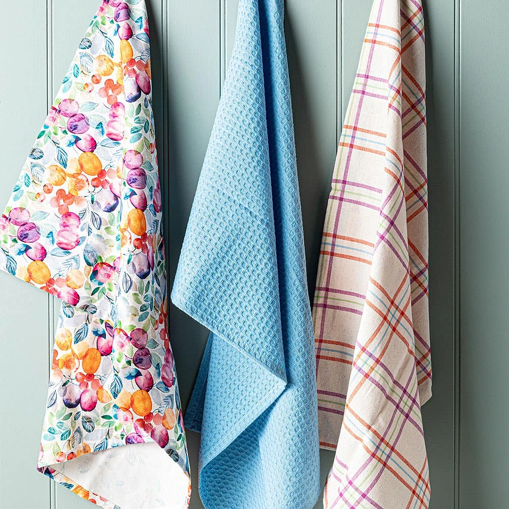 Harman Combo 'Stonefruit' Cotton Kitchen Towel - Set of 3