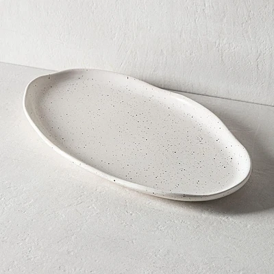 S&Co Matte Sesame Oval Platter