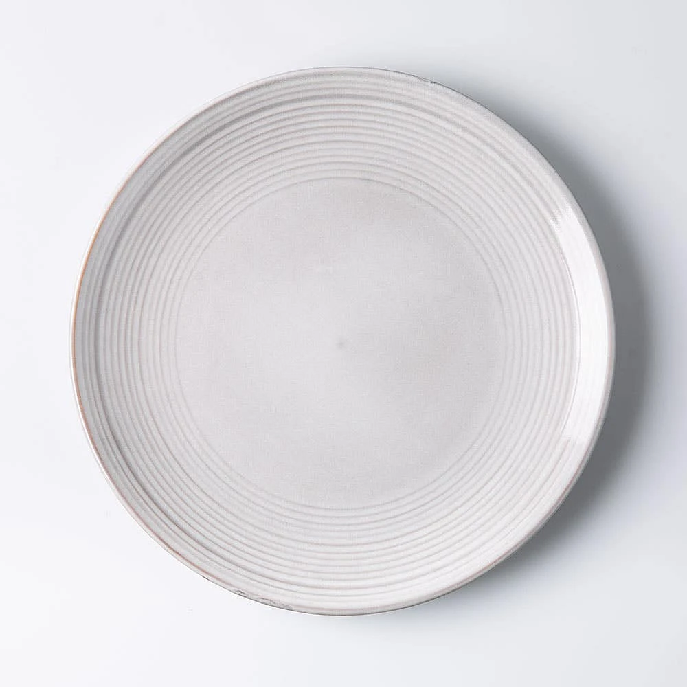 KSP Arcadia Reactive Stoneware Dinnerware - Set of 12 (Grey)