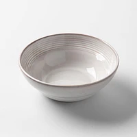 KSP Arcadia Reactive Stoneware Dinnerware - Set of 12 (Grey)