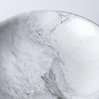 KSP Marbelle Marble Footed Fruit Bowl (7.9" Dia.)