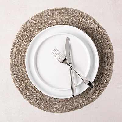 KSP Gather & Dine Cirque Woven Vinyl Placemat (Natural)