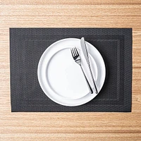 KSP Gather & Dine Two-Tone Border Vinyl Placemat