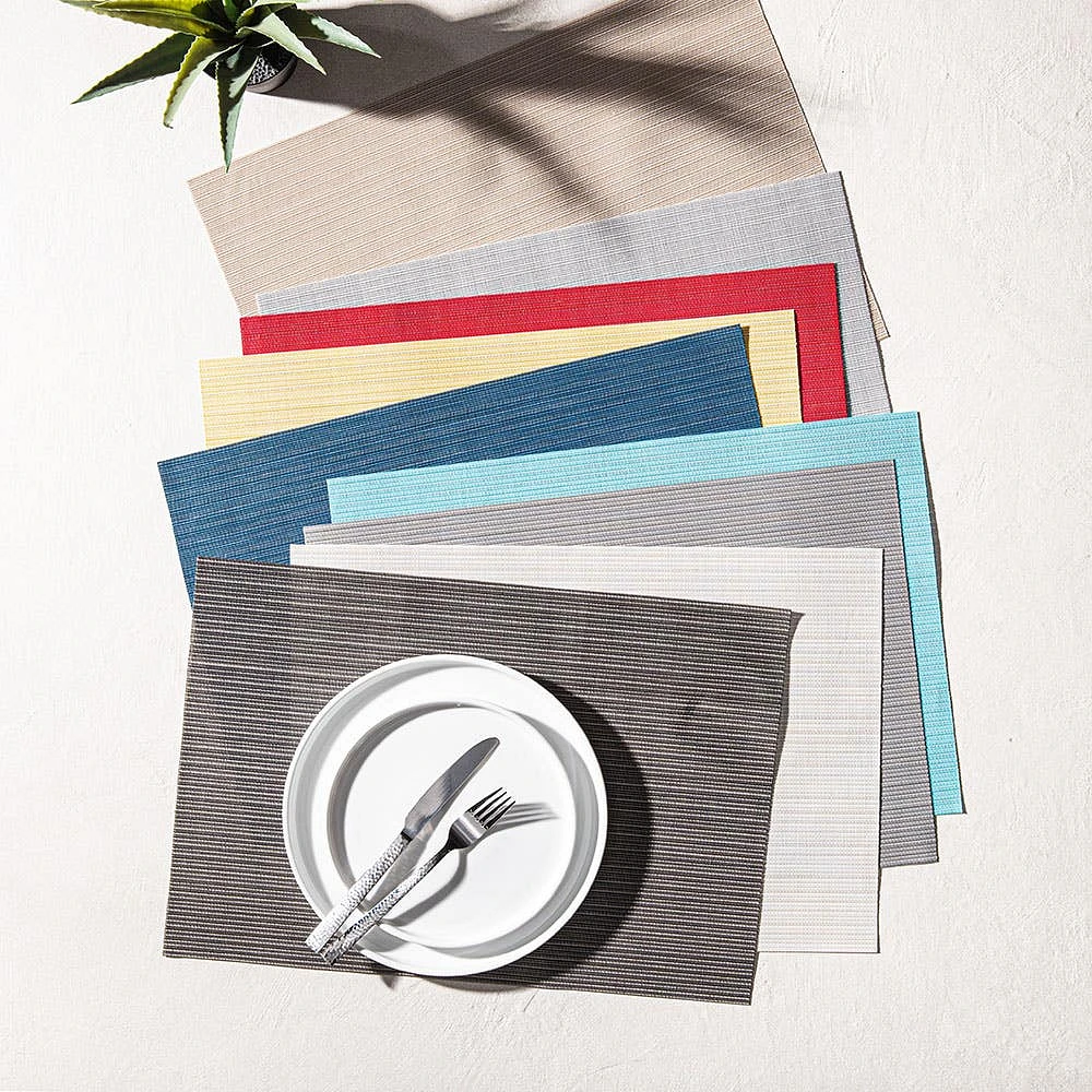 KSP Gather & Dine Vega Vinyl Placemat (Natural White)