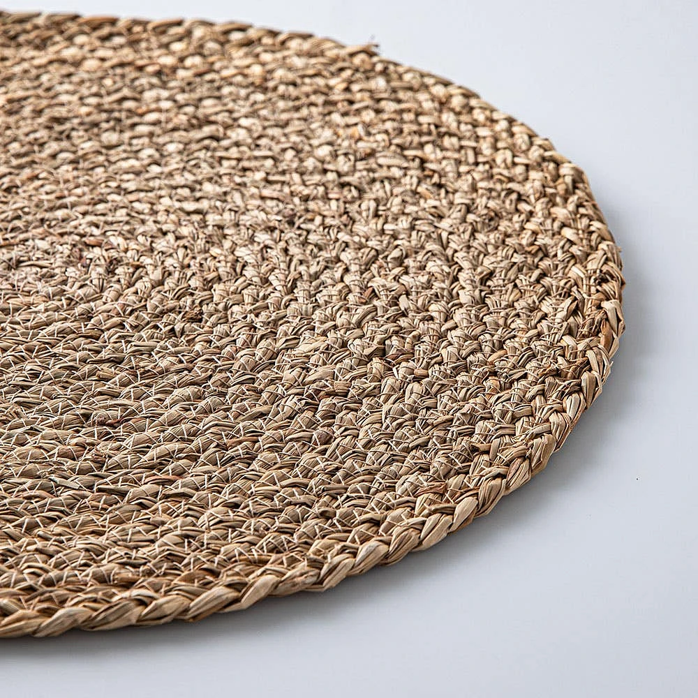 KSP Gather & Dine Jasper Woven Grass Placemat (Natural)