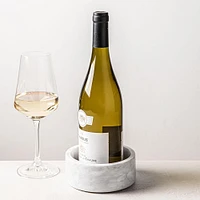 KSP Marbelle Marble Wine Bottle Coaster (White)
