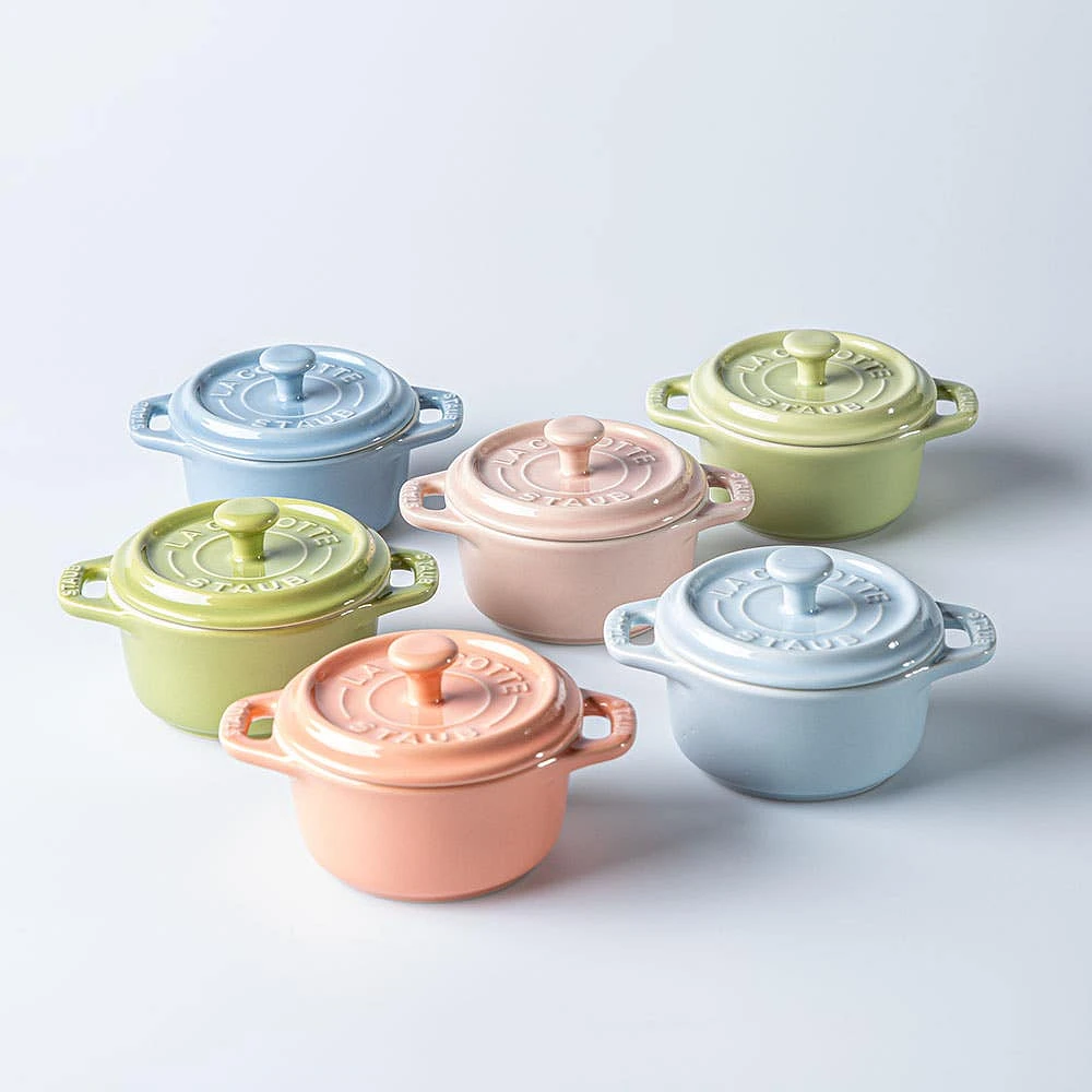 Staub MacAron Mini Cocotte - Set of 6 (Multi Colour)