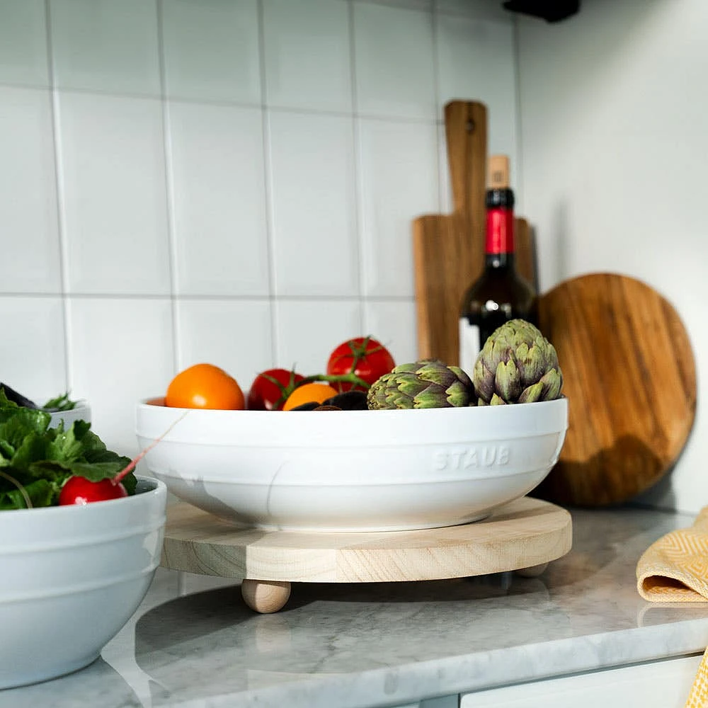 Staub En France Serving Bowl (White)