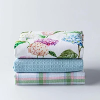 Harman Combo 'Hydrangea' Cotton Kitchen Towel - Set of 3