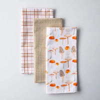 Harman Combo 'Mushrooms' Cotton Kitchen Towel - Set of 3