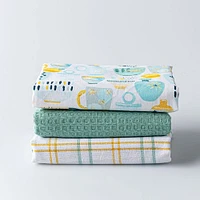 Harman Combo 'Decorative Tableware' Cotton Kitchen Towel - Set of 3