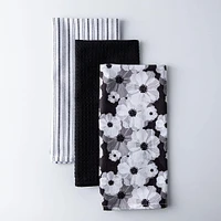 Harman Combo 'Daisy' Cotton Kitchen Towel - Set of 3