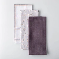Harman Combo 'Willow' Cotton Kitchen Towel - Set of 3