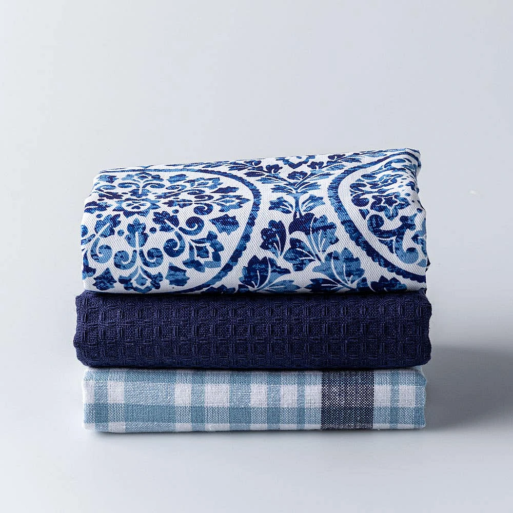 Harman Combo 'Medallion' Cotton Kitchen Towel - Set of 3