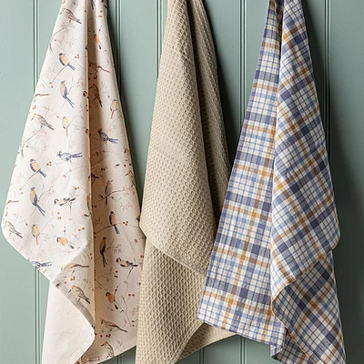Harman Combo 'Birds' Cotton Kitchen Towel - Set of 3