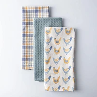 Harman Combo 'Rooster' Cotton Kitchen Towel - Set of 3