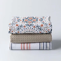 Harman Combo 'Warm Tile' Cotton Kitchen Towel - Set of 3