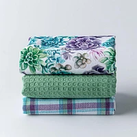 Harman Combo 'Succulent Garden' Cotton Kitchen Towel - Set of 3