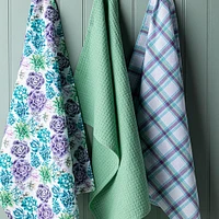 Harman Combo 'Succulent Garden' Cotton Kitchen Towel - Set of 3