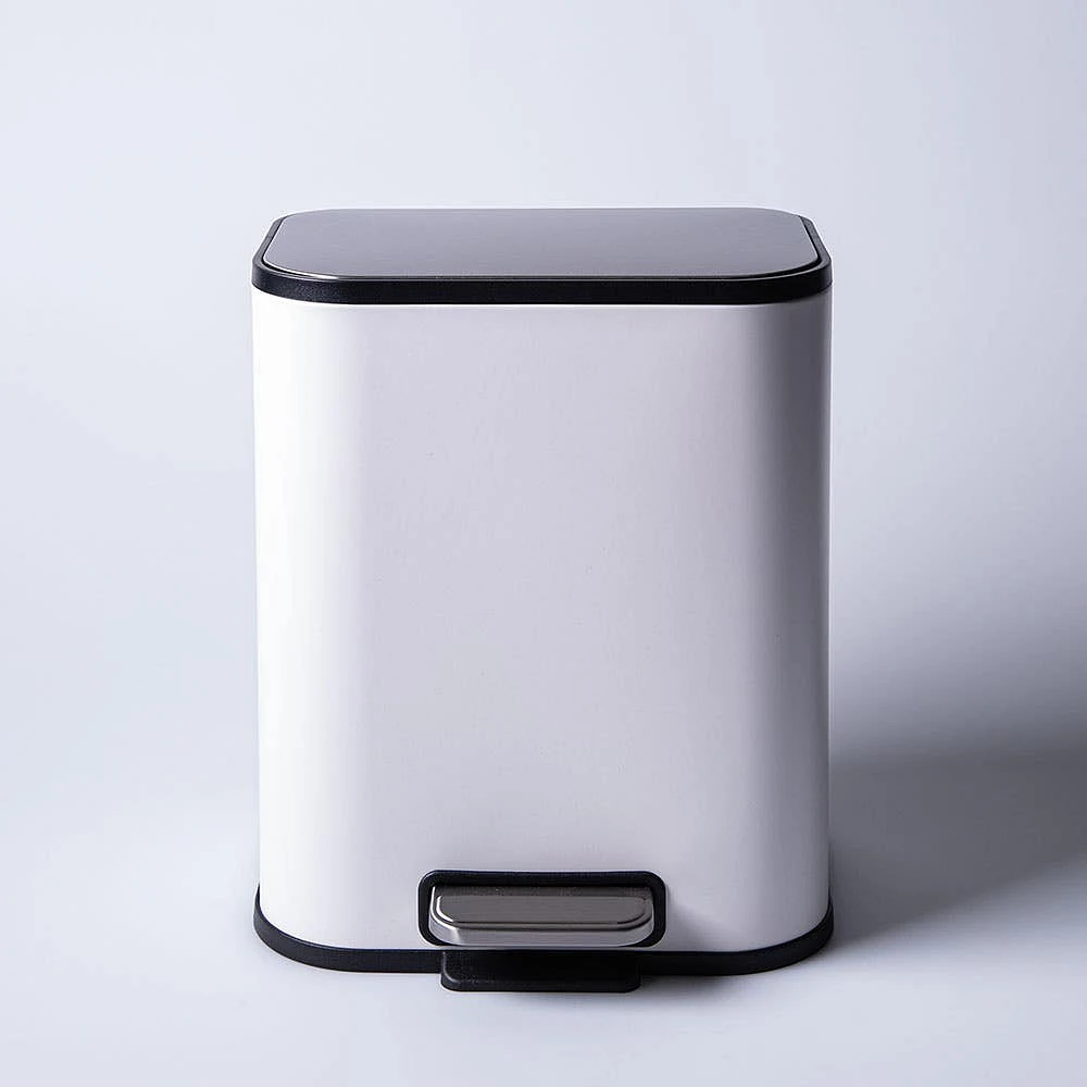 KSP Eclipse Soft-Close Waste Can Matte White - (5L)