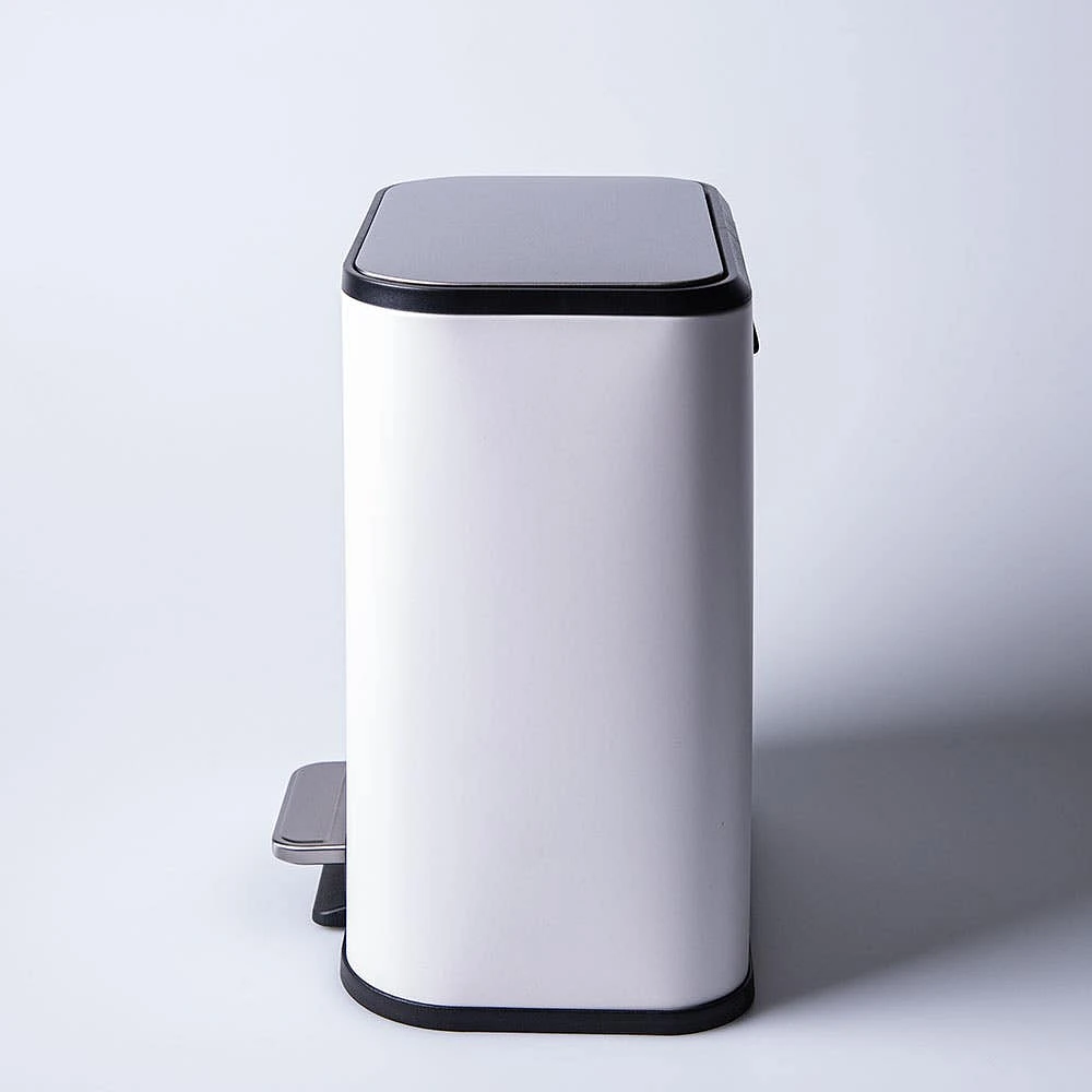 KSP Eclipse Soft-Close Waste Can Matte White - (5L)