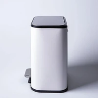 KSP Eclipse Soft-Close Waste Can Matte White - (5L)