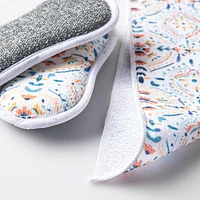 Harman Microfiber 'Summer Tile' Sponge & Cloth Combo Set of 4