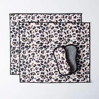 Harman Microfiber 'Leopard' Sponge & Cloth Combo Set of 4