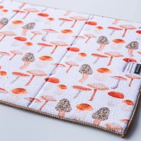 Harman Printed 'Mushrooms' Microfibre Dish Drying Mat (Multi Colour)