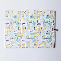 Harman Printed 'Decorative Tableware' Microfibre Dish Drying Mat
