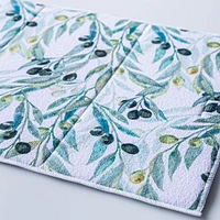 Harman Printed 'Olive' Microfibre Dish Drying Mat